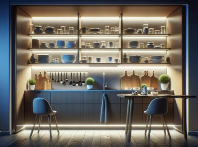 Oświetlenie LED do szafek kuchennych – Sprytny sposób na styl i funkcję